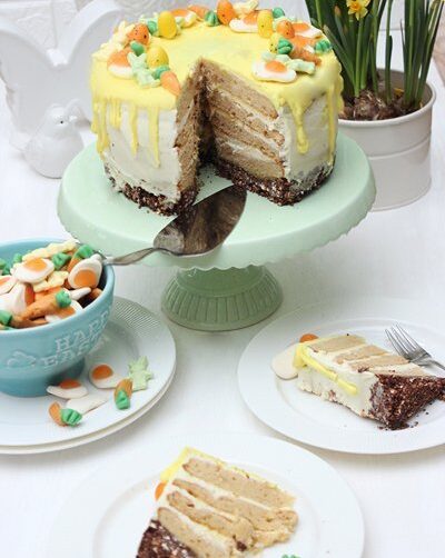 Mega leckere Oster Orangen-Schokoladentorte mit Drip 1 IMG Oster Drip Cake Orangen Schokoladentorte mit einem Crunch Boden TL