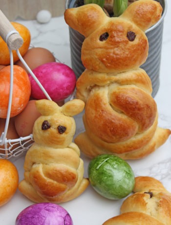 Brioche osterhasen backen für ostern - osterrezept 3