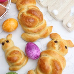 Brioche osterhasen backen für ostern - osterrezept 5