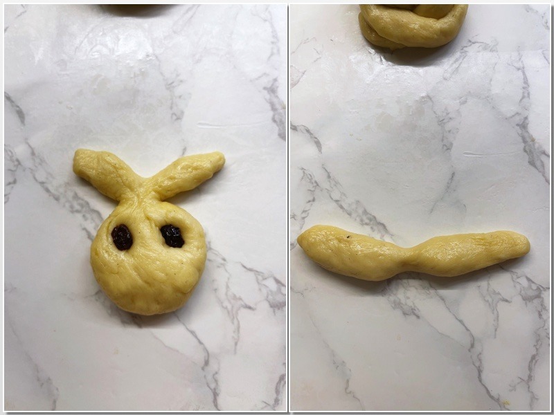 Brioche osterhasen backen für ostern - osterrezept 3