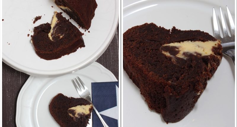 IMG Ostern mit einem Schokoladen Kuchen Cheesecake Füllung 2