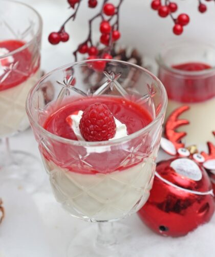 IMG Panna Cotta mit Himbeersauce Rezept Dessert im Glas 06