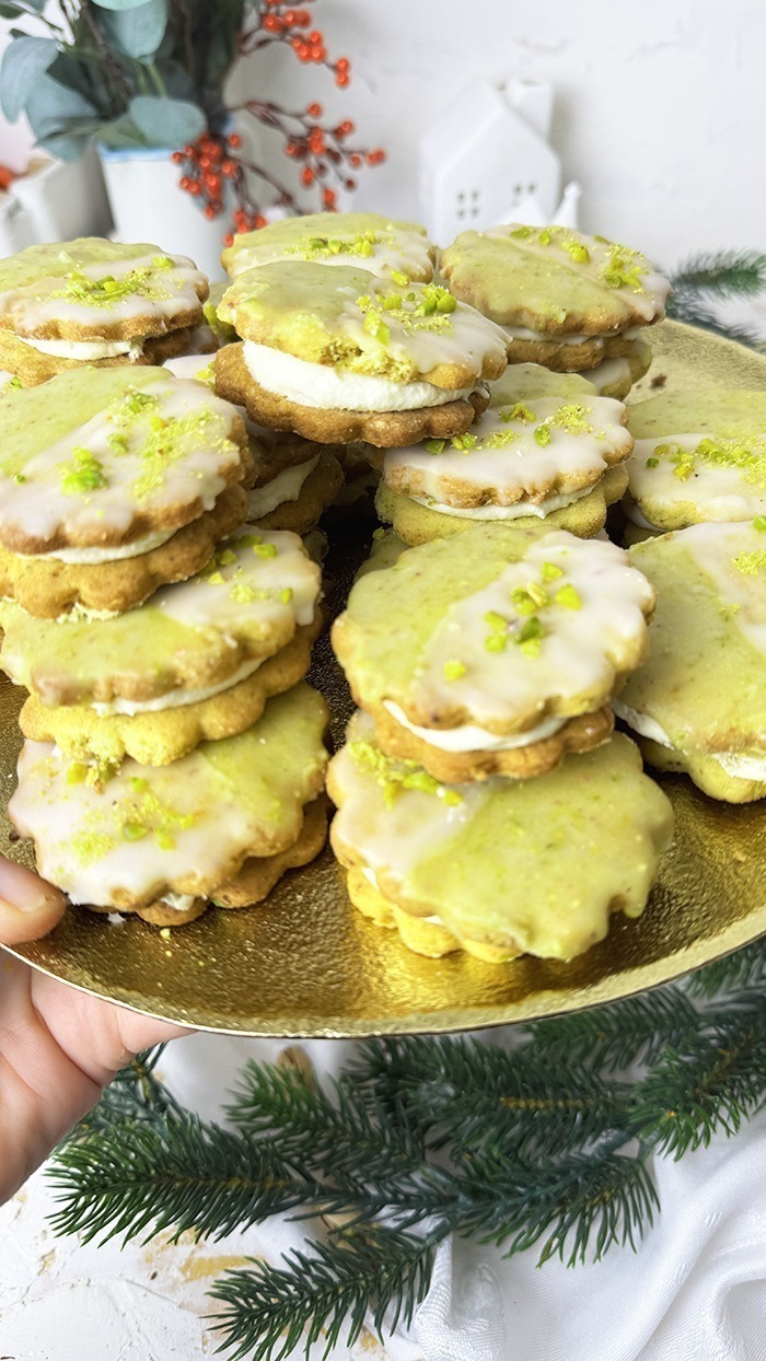 Pistazien-Limoncello-Plätzchen