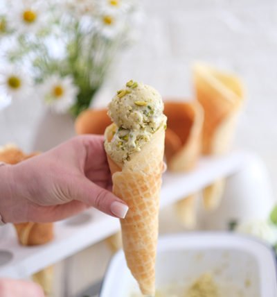 IMG Pistazieneis mit Eismaschine oder ohne Eismaschine Rezept TL