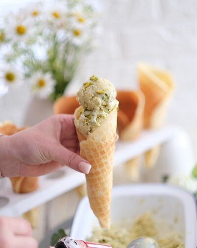 IMG Pistazieneis mit Eismaschine oder ohne Eismaschine Rezept TL