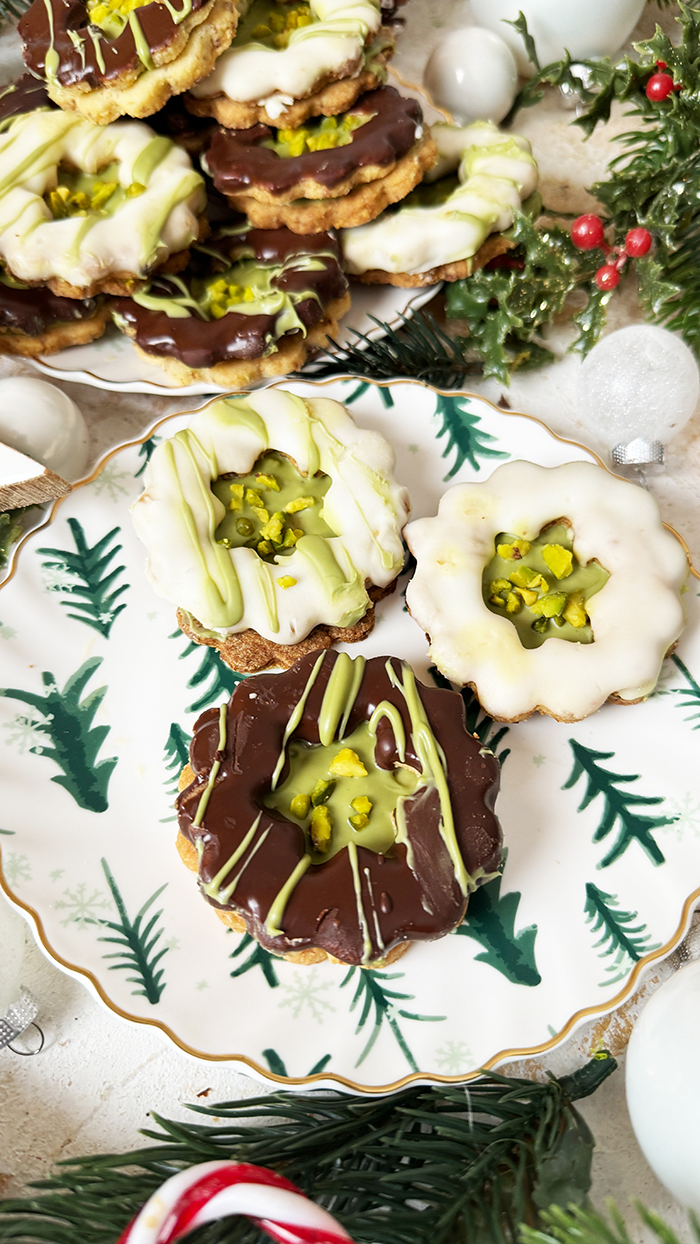 Himmlisches Rezept für Pistazienkekse mit Pistaziencreme