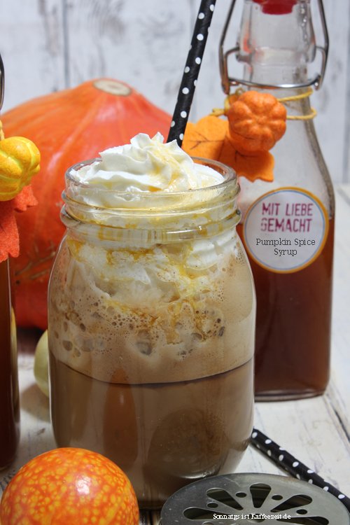 Pumpkin spice sirup – pumpkin spice latte