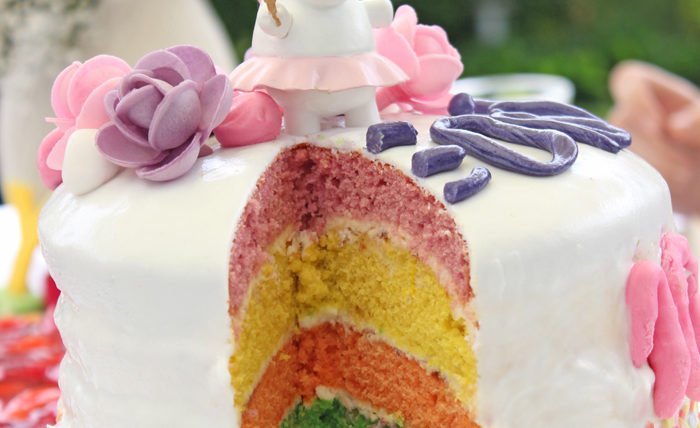 Regenbogen-einhorntorte: der geburtstagstrend für kinder und café royal 2