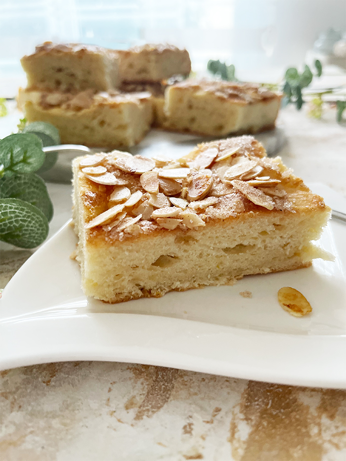 Das perfekte Rezept für Butterkuchen mit Mandeln, Butterkuchen nach Omas Art, Butterkuchen