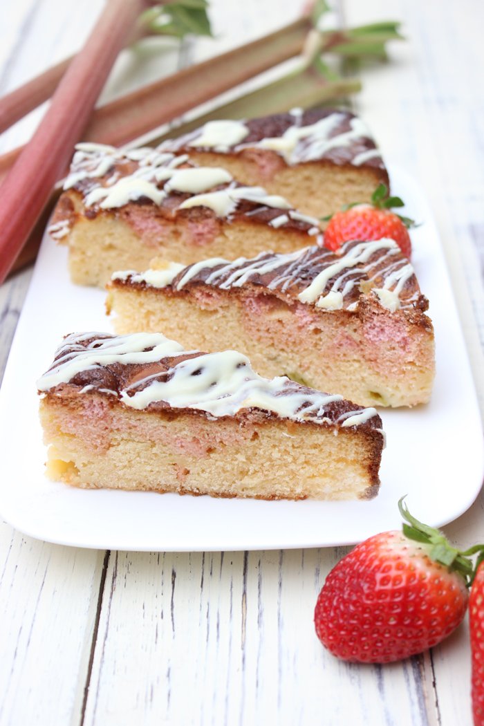 Rhabarber Blondies Rezept Fruchtig Einfach Und Himmlisch