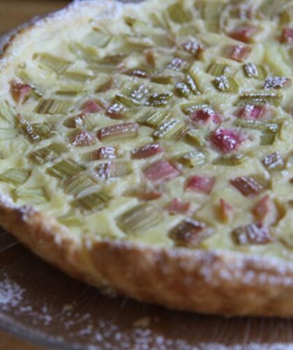 Rhabarber-Vanille-Tarte schnell und einfach gemacht 1 IMG Rhabarber Vanille Tarte Rezept 4