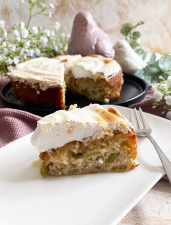 Rhabarberkuchen mit baiser rezept