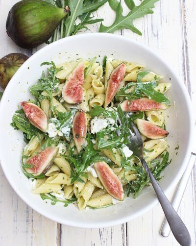 IMG Rucola Feigen Ziegenkaese Nudelsalat TLB