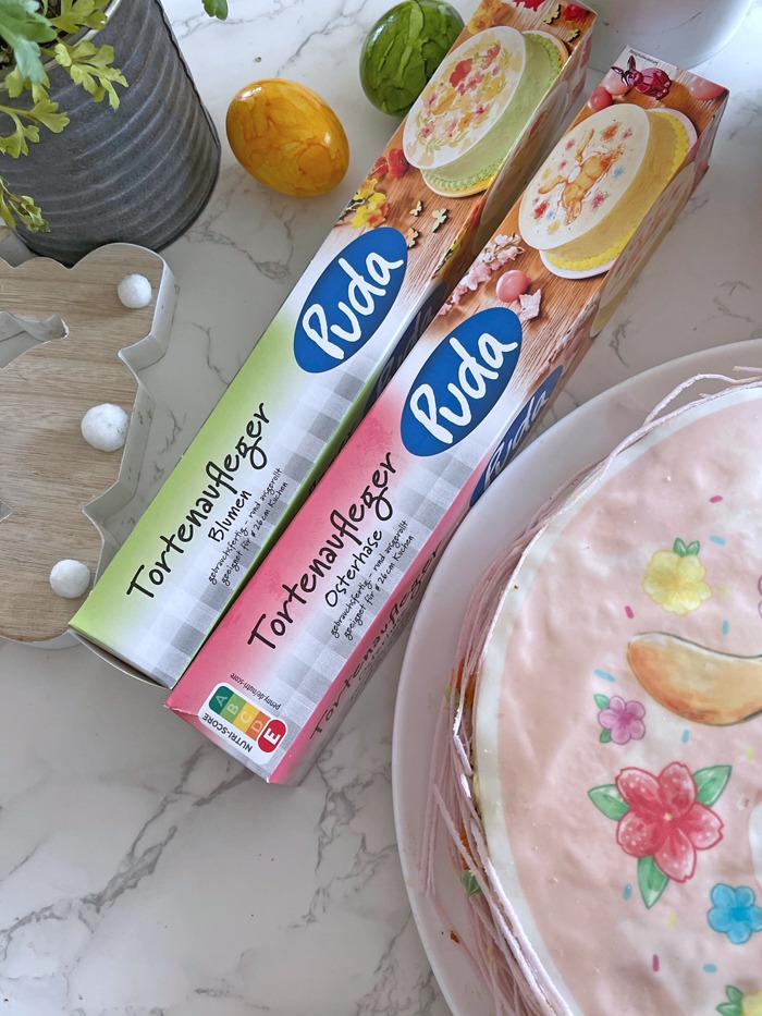 Rübelitorte mit Erdbeeren und Sahne-Schmand-Vanillecreme