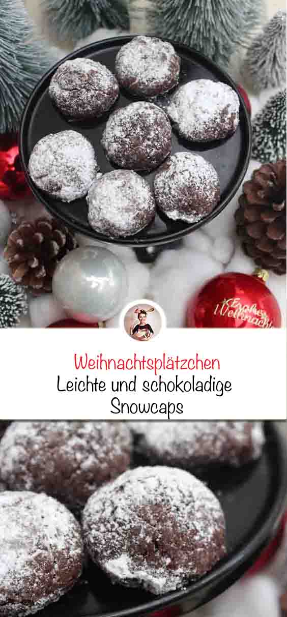Schokokugeln oder snowcaps rezept - weihnachtliche kekse