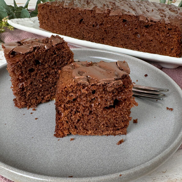 Schokoladenkuchen vom Blech super saftig und lecker