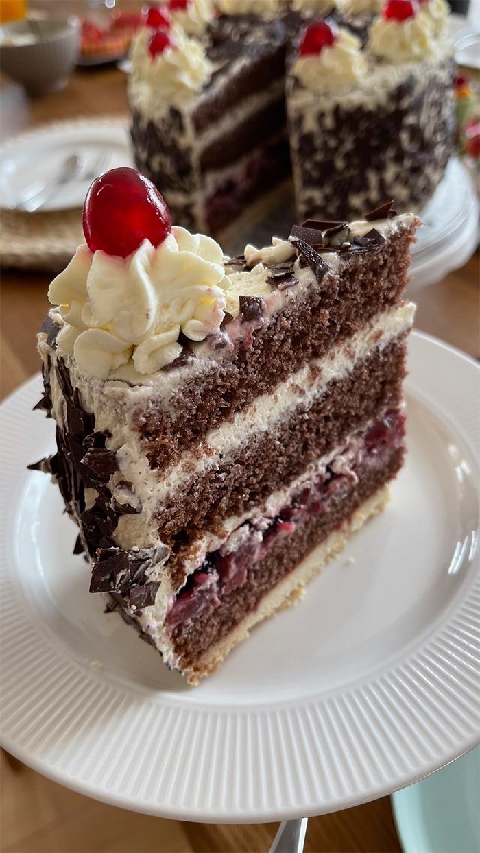 Schwarzwälder Kirschtorte Rezept, Schwarzwälder Torte