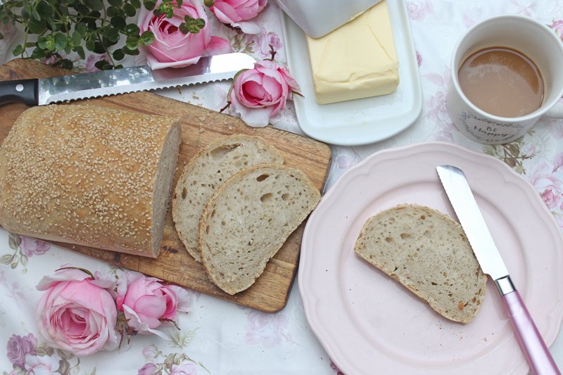 Sesambrot selber backen