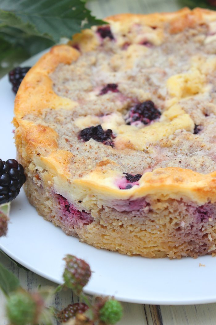 Brombeer-Streuselkuchen in zwei Varianten | Klassisch und Low Carb