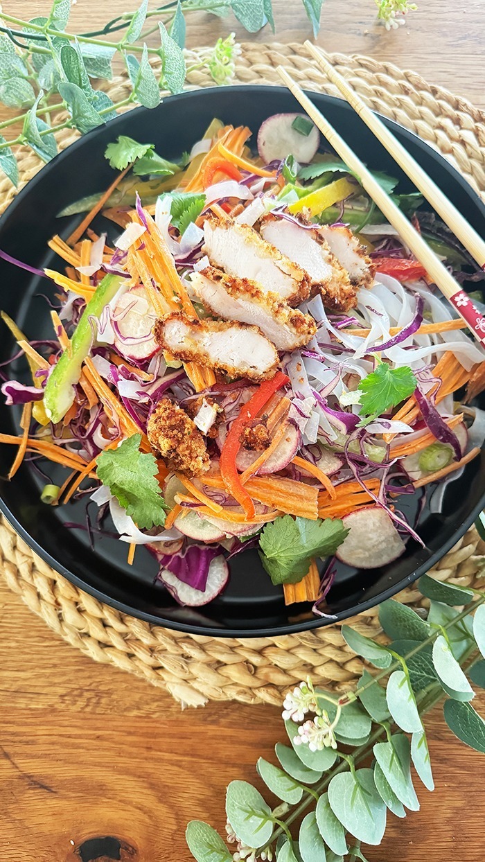 IMG Sommerrollen Salat Rezept einfach 14