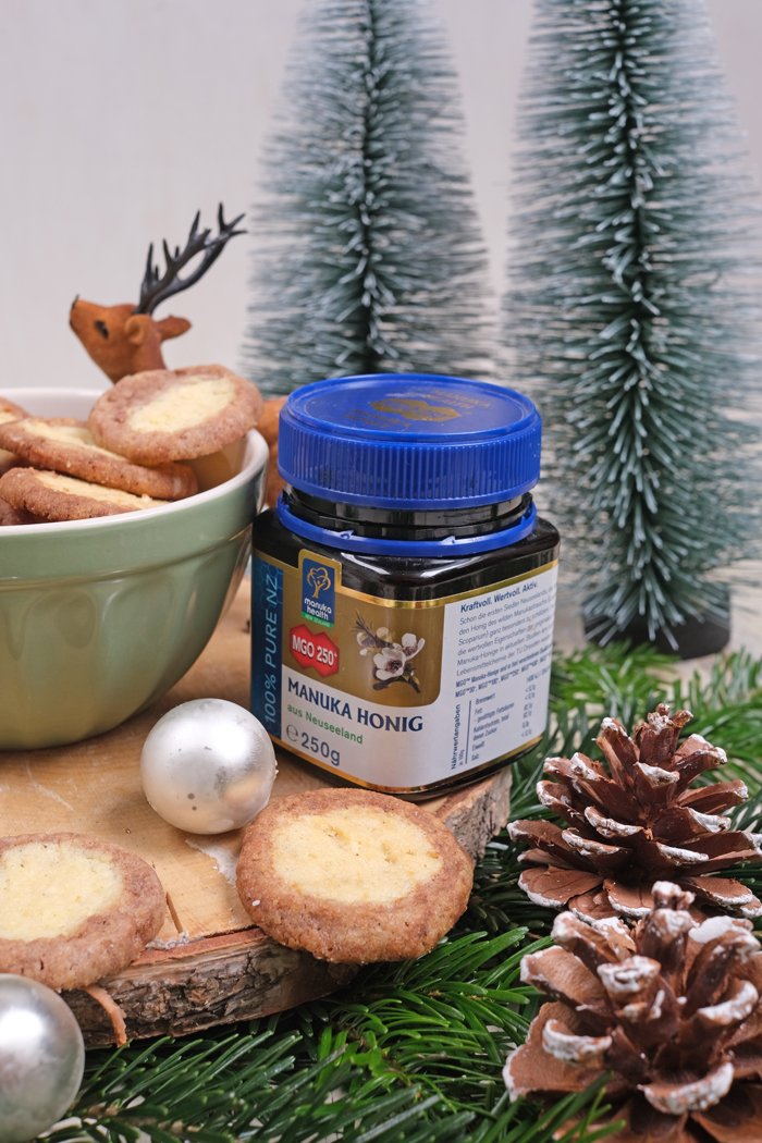 Spekulatius-Schoko-Vanille-Taler mit Manuka-Honig