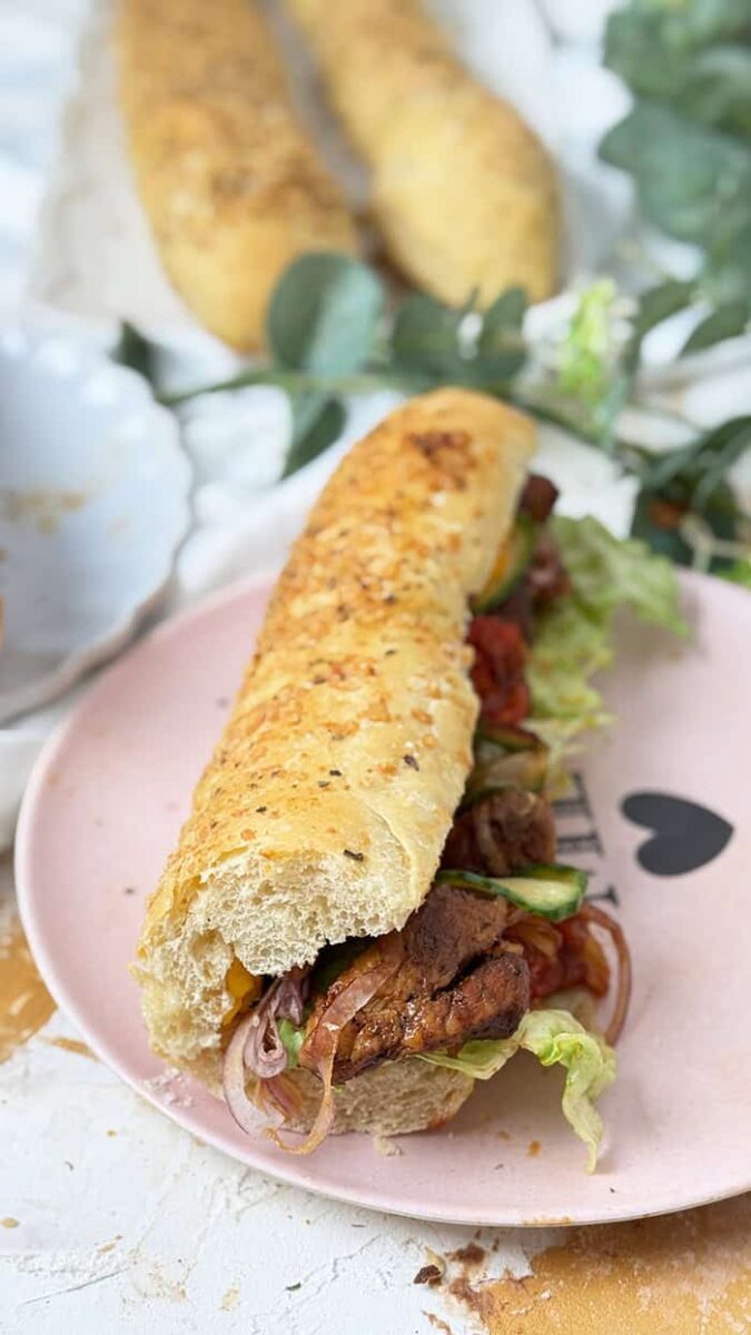 Selbstgemachtes Subway Brot mit Parmesan-Oregano: 6 x Baguette ... Selbstgemachtes Subway Brot mit Parmesan-Oregano: 6 x Baguette ...