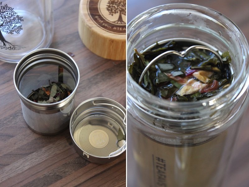 Tee zur Gartenarbeit im stylischen Teebereiter