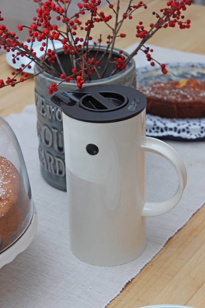 Apfelkuchen rezept und stelton thermoskanne