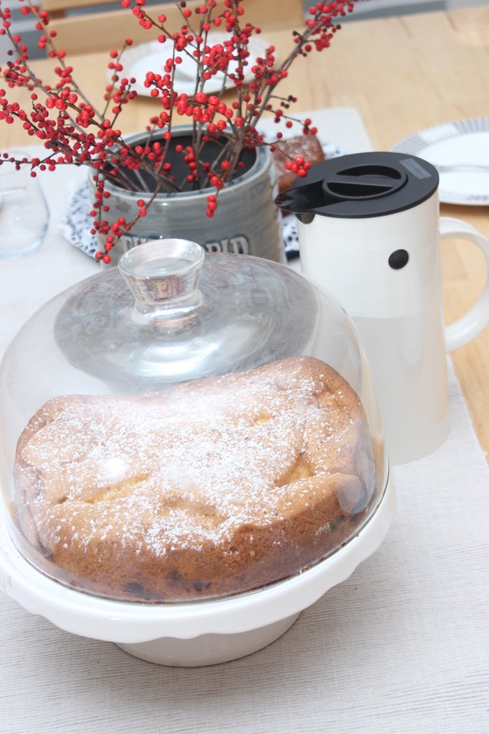 Apfelkuchen rezept und stelton thermoskanne