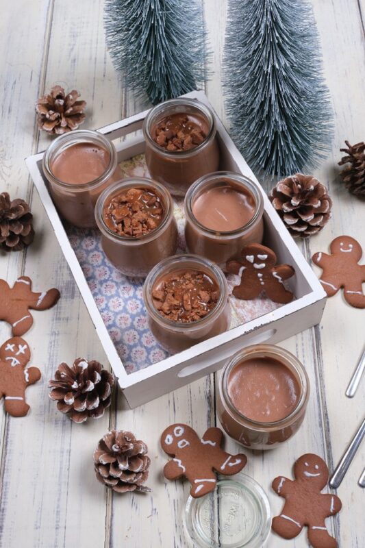 Tonkabohnen Mousse au Chocolat mit Gingerbread und Karamellsoße 2