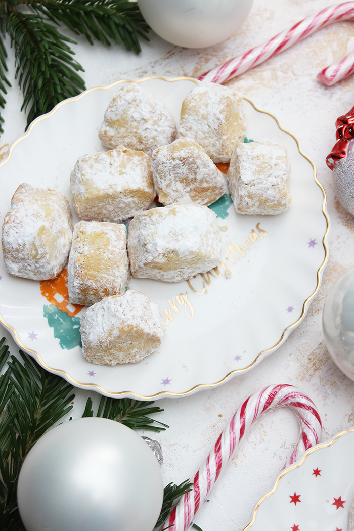 Traumstücke mit Mandelaroma, Plätzchenteig, Plätzchen Rezept, Plätzchen backen, Weihnachtsplätzchen, Traumstücke mit Marzipan