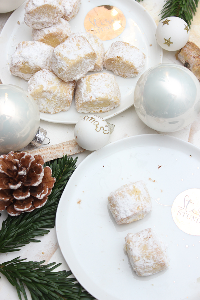 Traumstücke mit Mandelaroma, Plätzchenteig, Plätzchen Rezept, Plätzchen backen, Weihnachtsplätzchen, Traumstücke mit Marzipan