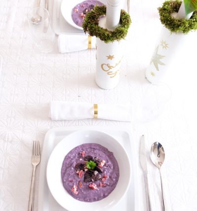 IMG Violette Kartoffelsuppe und warum man plötzlich an Weihnachten wieder zum Kind wird
