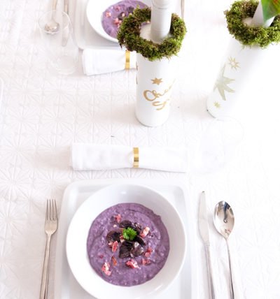 Violette Kartoffelsuppe und warum man plötzlich an Weihnachten wieder zum Kind wird 1