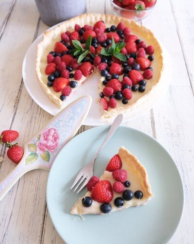 Super leckere Waldbeeren Tarte mit weißer Schokolade 1 IMG Waldbeeren Tarte mit weißer Schokolade Rezept TL