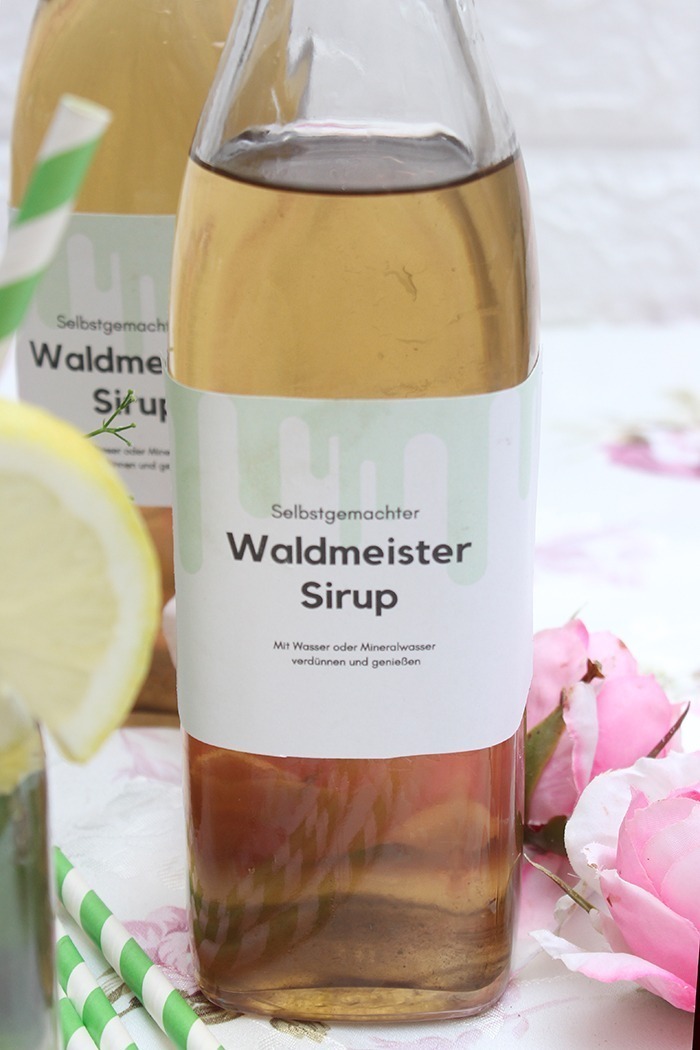 Waldmeistersirup Rezept zum Selbermachen