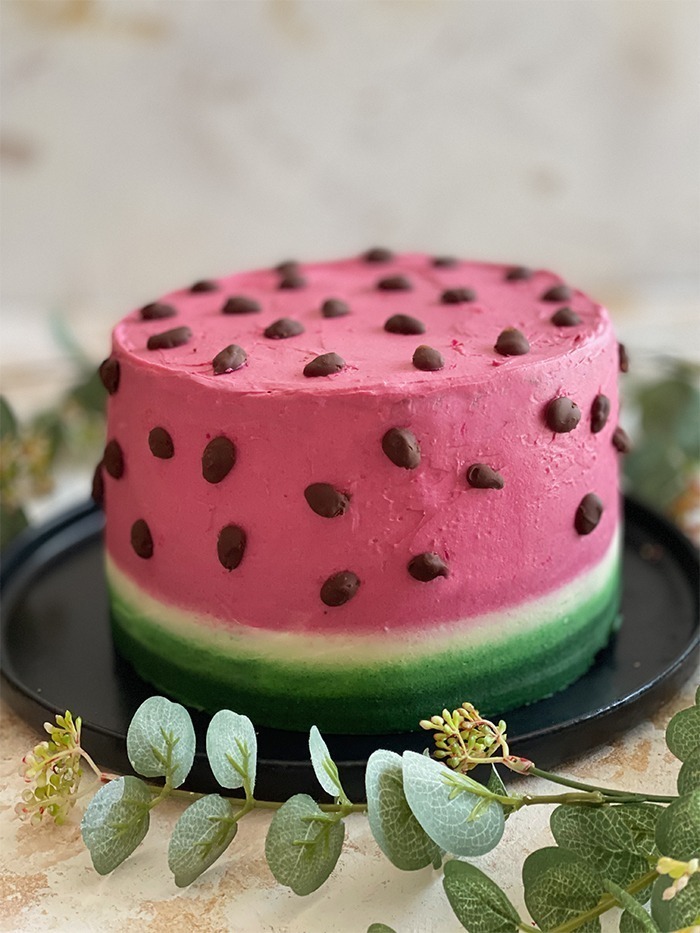 Wassermelonen Torte mit Mascarpone-Lemon Curd TL Kopie