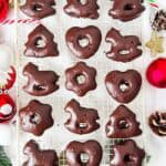 IMG Weiche Lebkuchen Rezept Brezeln und Sterne