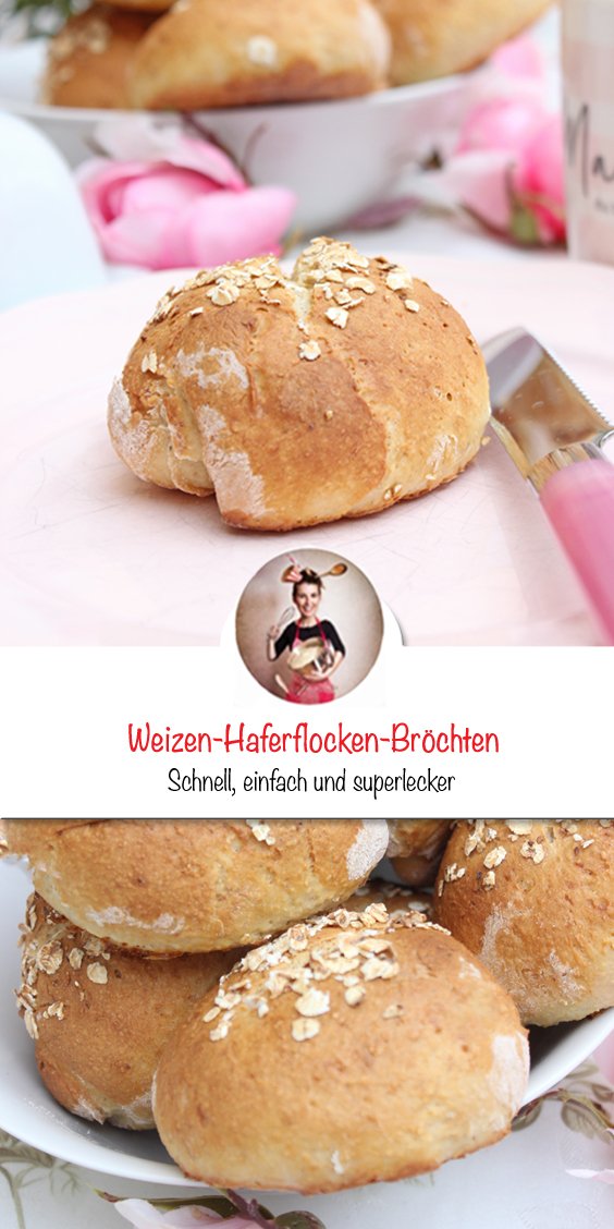 Weizen-Haferflocken-Brötchen - Ein köstliches Rezept für Frühstück und Abendessen! 4