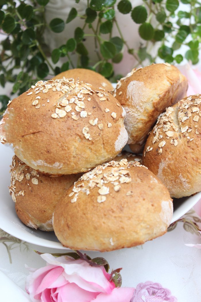 Weizen-Haferflocken-Brötchen - Ein köstliches Rezept für Frühstück und Abendessen! 2