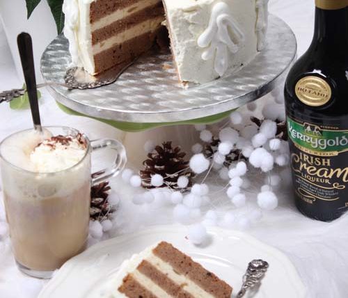 Kerrygold Irish Cream Liqueur Torte - Weihnachtliches Rezept 5