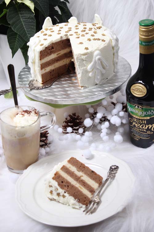 Kerrygold Irish Cream Liqueur Torte - Weihnachtliches Rezept 1