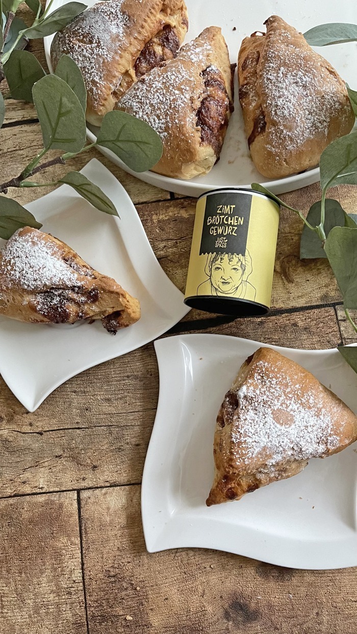 Zimtecken Brötchen -Zimt-Wuppis