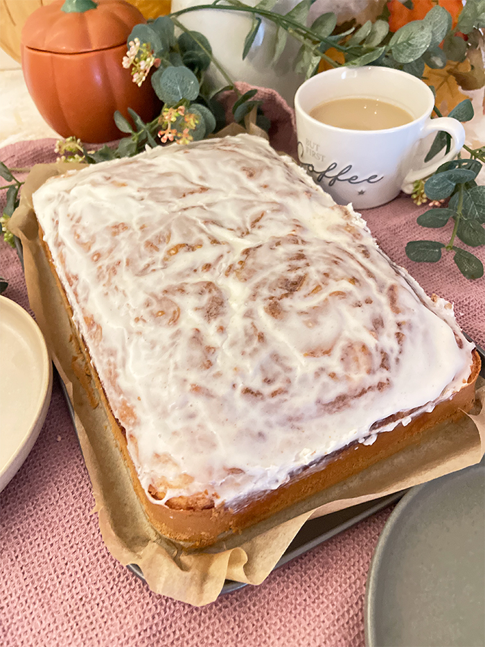 Zimtschneckenkuchen ohne hefe rezept, zimtschnecken kuchen rezept, zimtkuchen