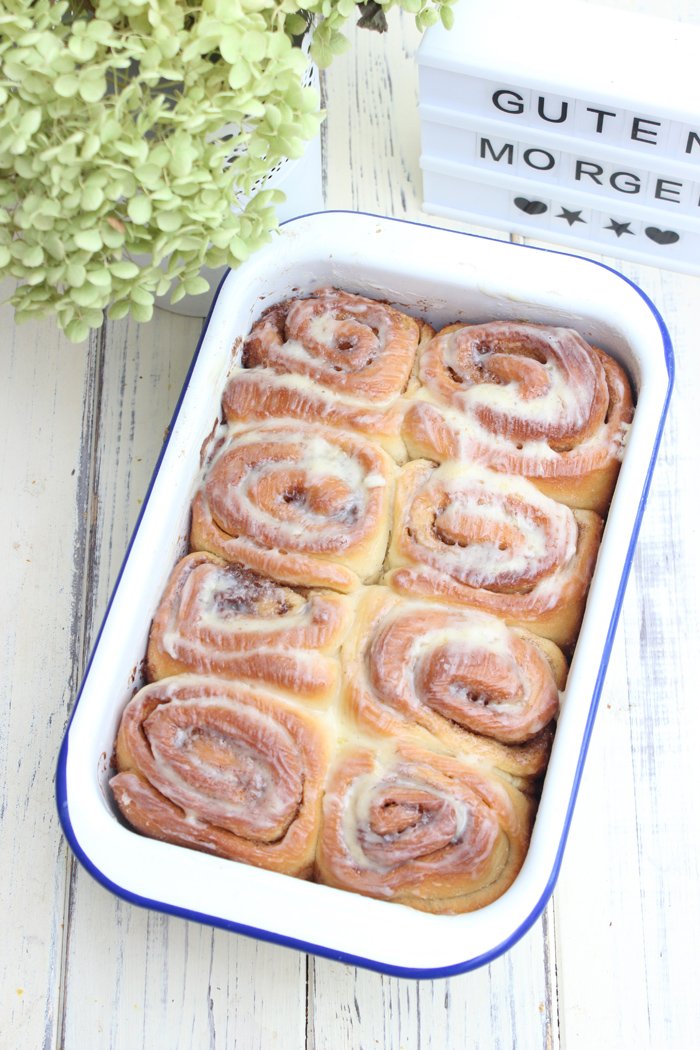 Zimtschnecken - Cinnamon Rolls Rezept 