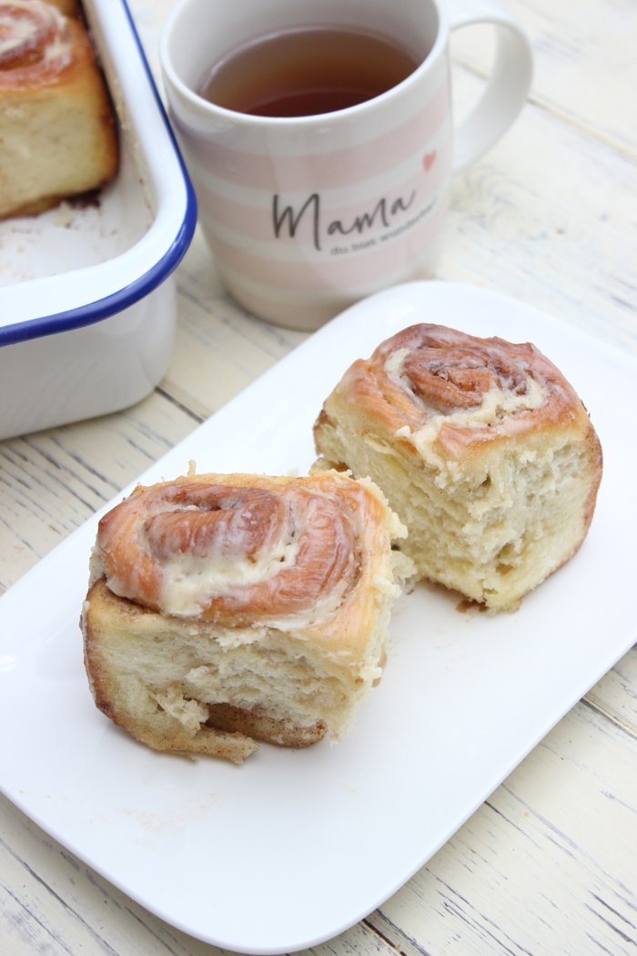 Fluffige Zimtschnecken - Cinnamon Rolls Rezept