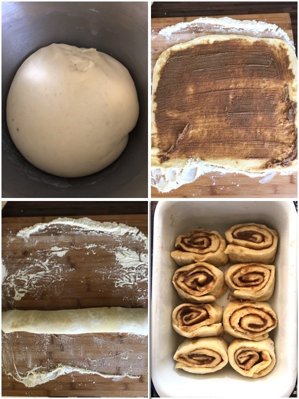 Fluffige Zimtschnecken - Cinnamon Rolls Rezept 