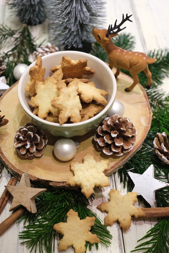 Butterzarte Zitronen-Schneeflocken Weihnachtsplätzchen 19