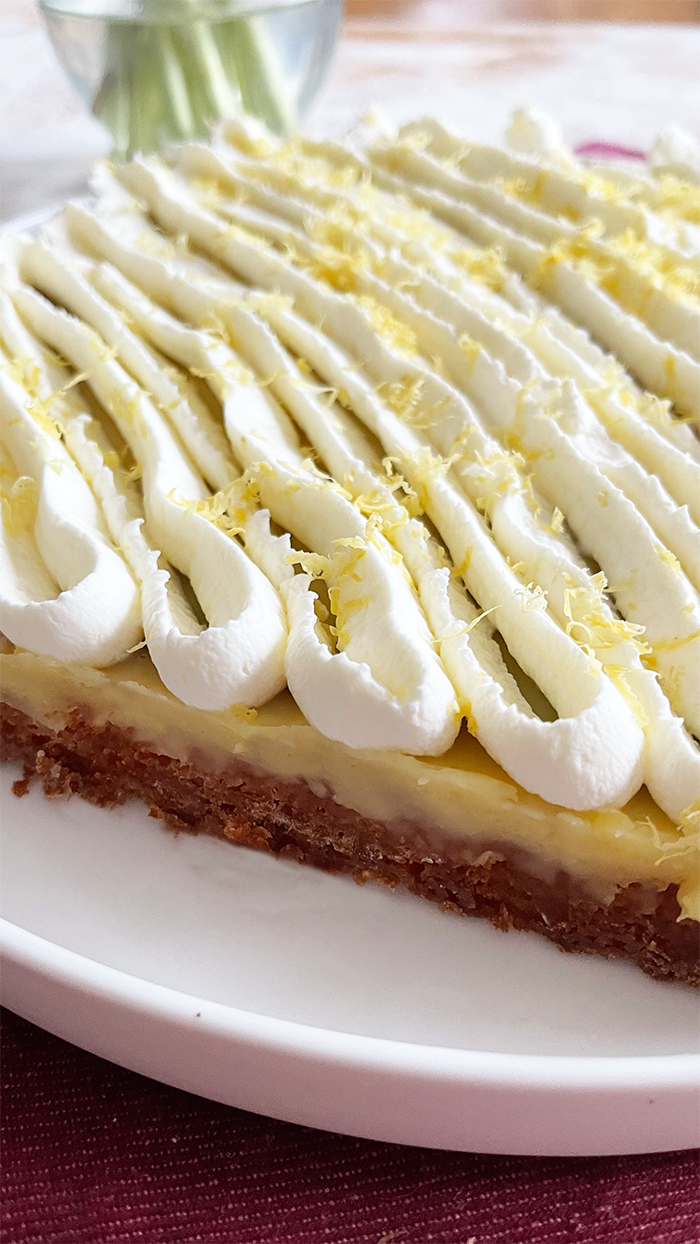 Zitronenkuchen vom blech rezept, zitronenschnitten vom blech rezept