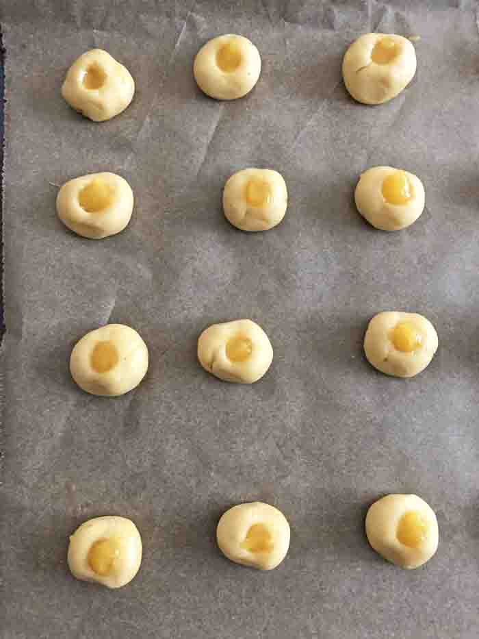 Zitronenküsse mit Lemon Curd - Weihnachtsplätzchen Rezept Zitronenküsse mit Lemon Curd - Weihnachtsplätzchen Rezept